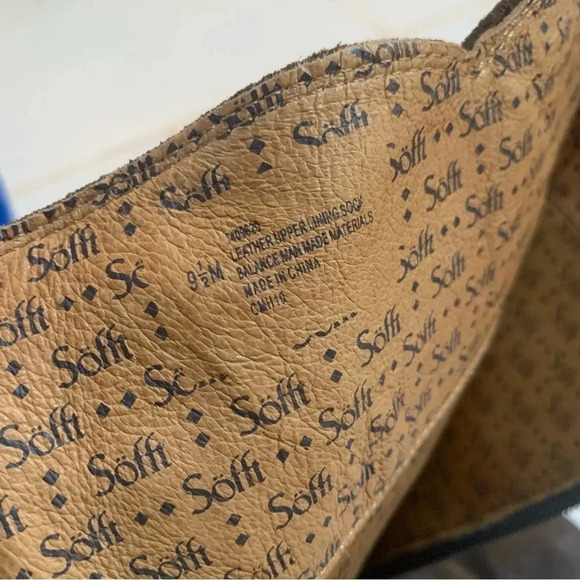 Sofft Brown Knee High Leather  Boots 9.5 - Picture 8 of 8